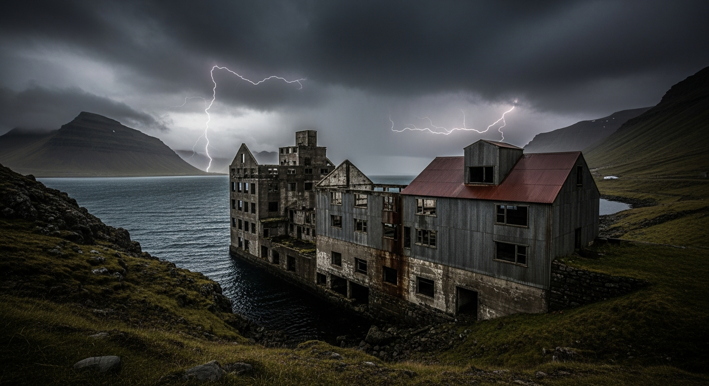 Djúpavík — filming location in Westfjords, Iceland