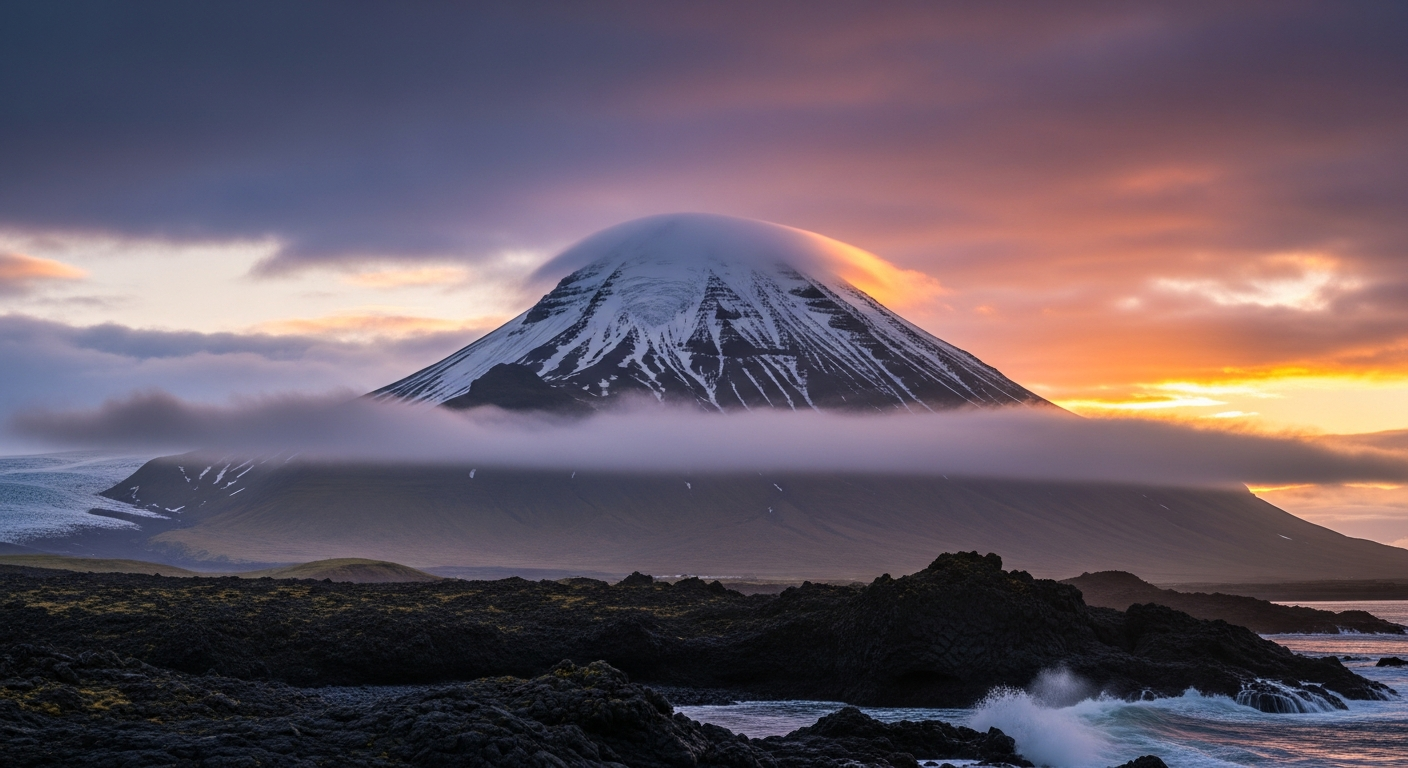Snæfellsjökull Glacier — Drehort in West Iceland, Island
