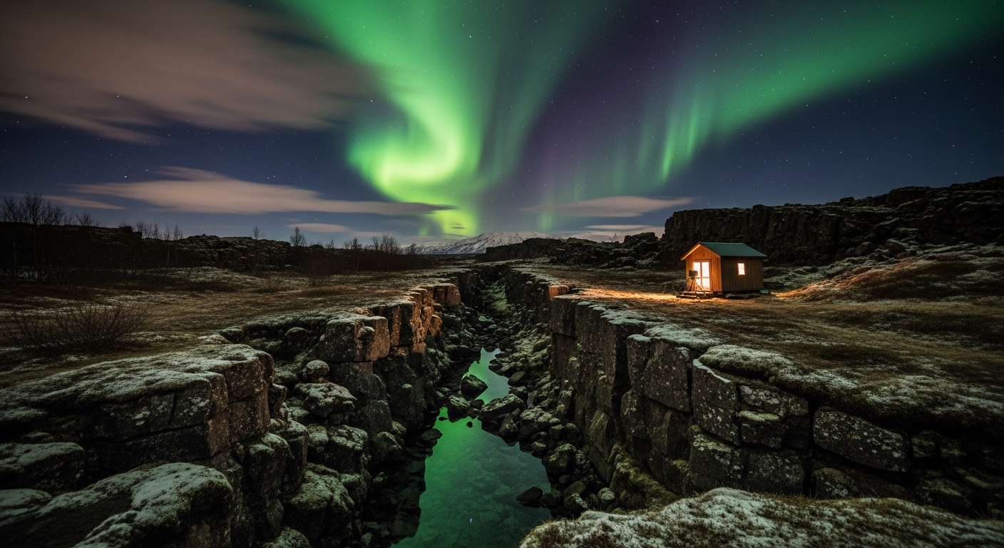 Þingvellir National Park — Drehort in South Iceland, Island